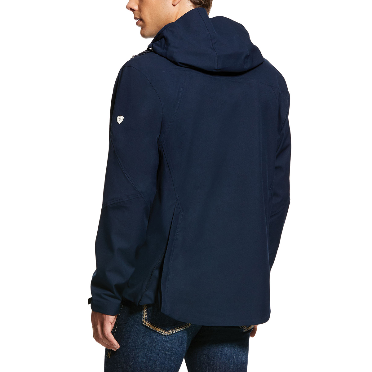 Ariat Mens Coastal Waterproof Jacket - Navy - Image 2