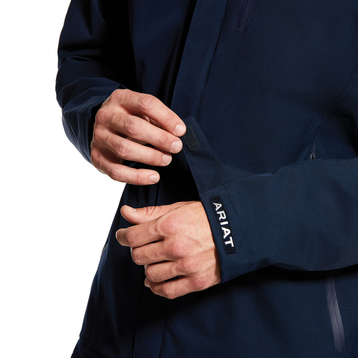 Ariat Mens Coastal Waterproof Jacket - Navy - Image 3