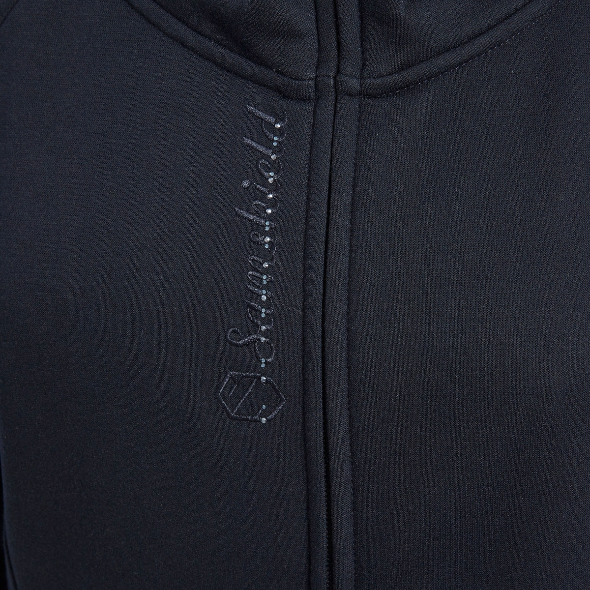 Samshield Ladies Cassandre Polartec Ladies Hoodie Navy TT - Image 2