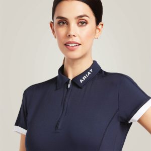 Ariat Women's Bandera 1/4 Zip SS Polo