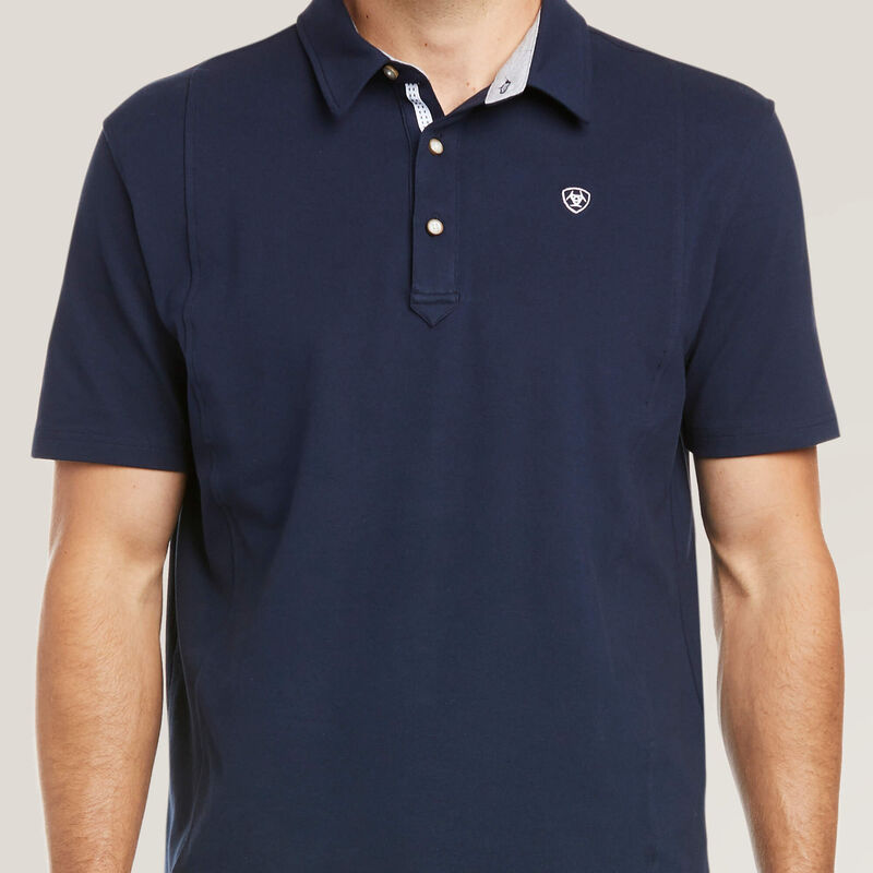 Men's Medal SS Polo - Image 3