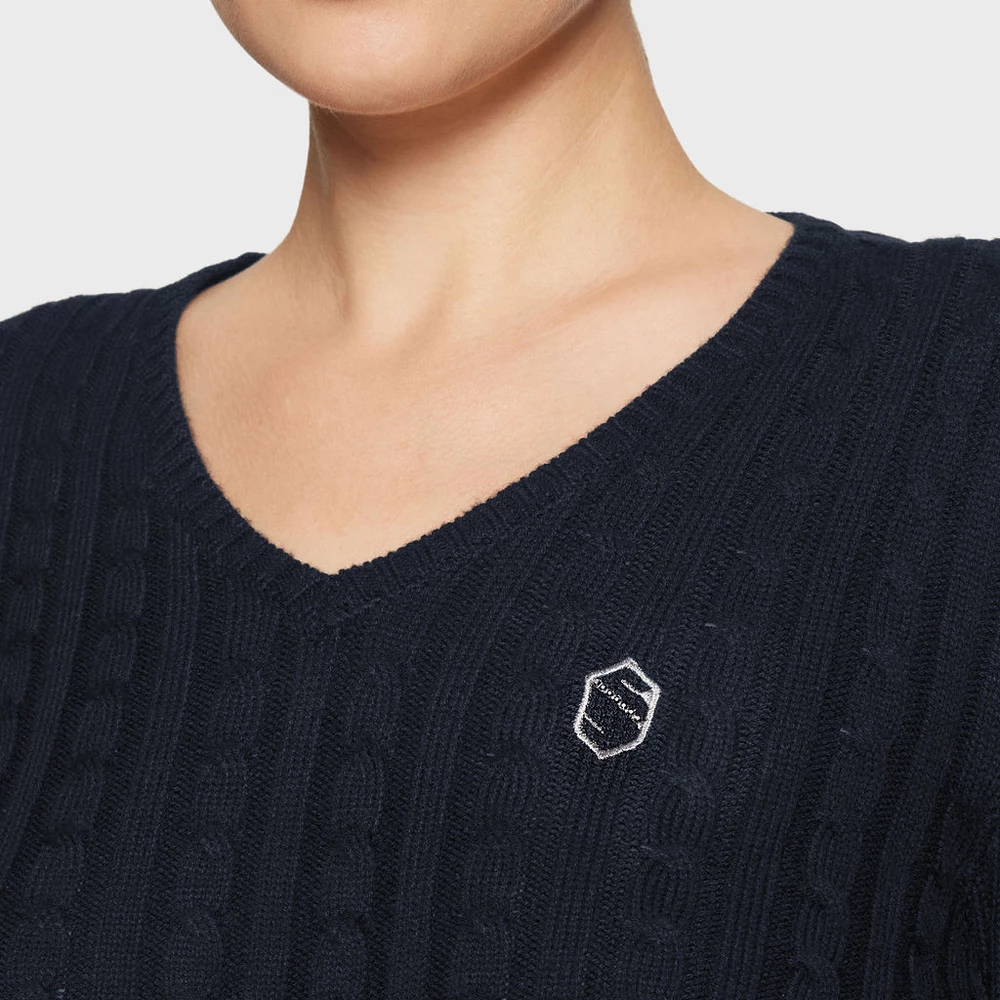 Samshield Ladies Lisa Winter Jumper Navy & Silver