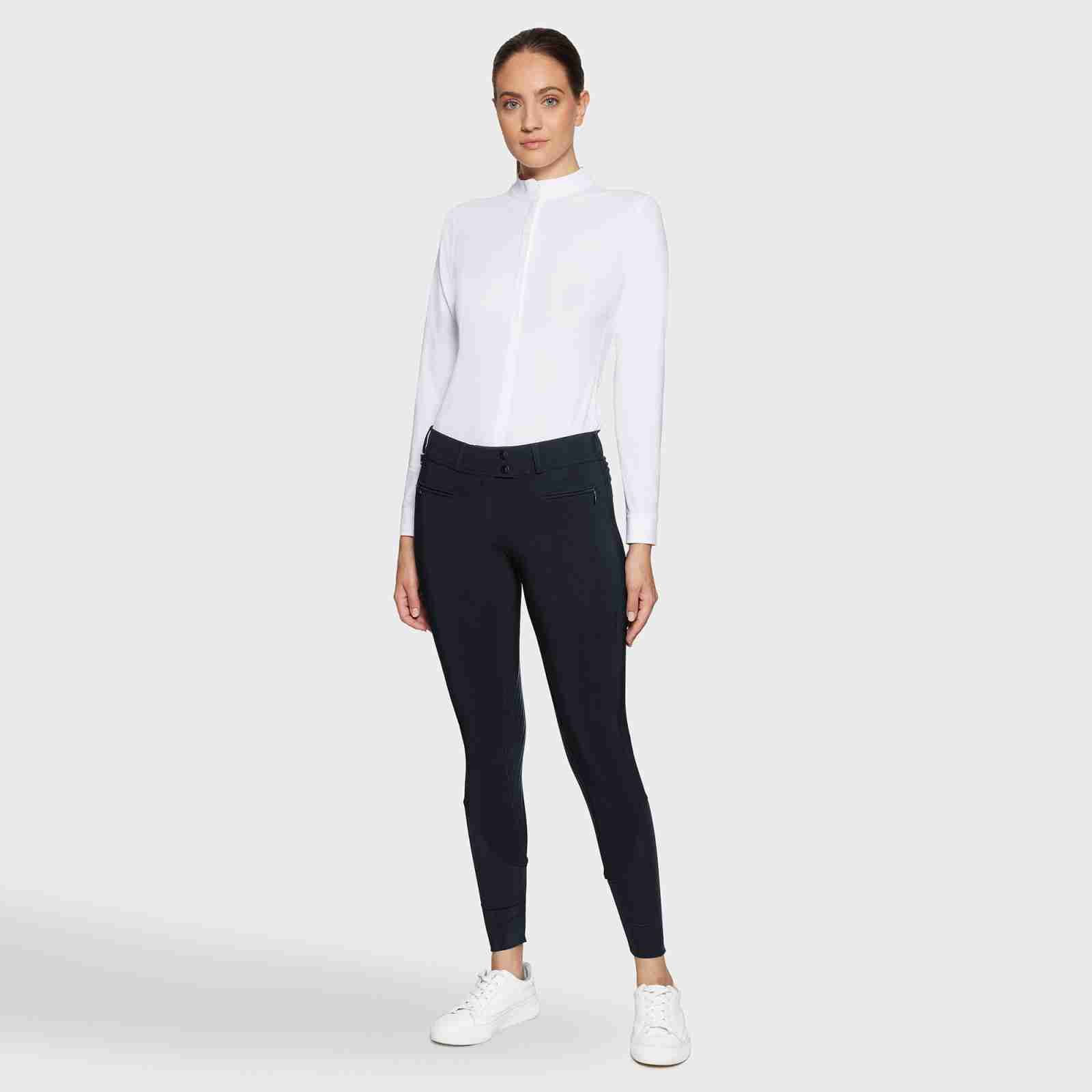 Samshield Ladies Chloe Knee Grip Breeches Navy