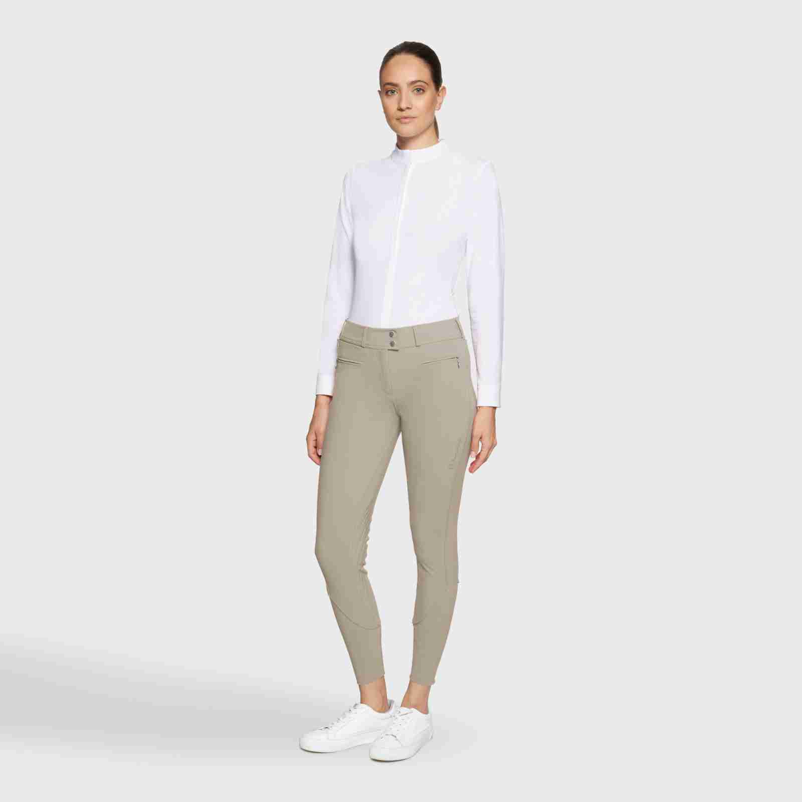 Samshield Ladies Chloe Knee Grip Breeches Sand
