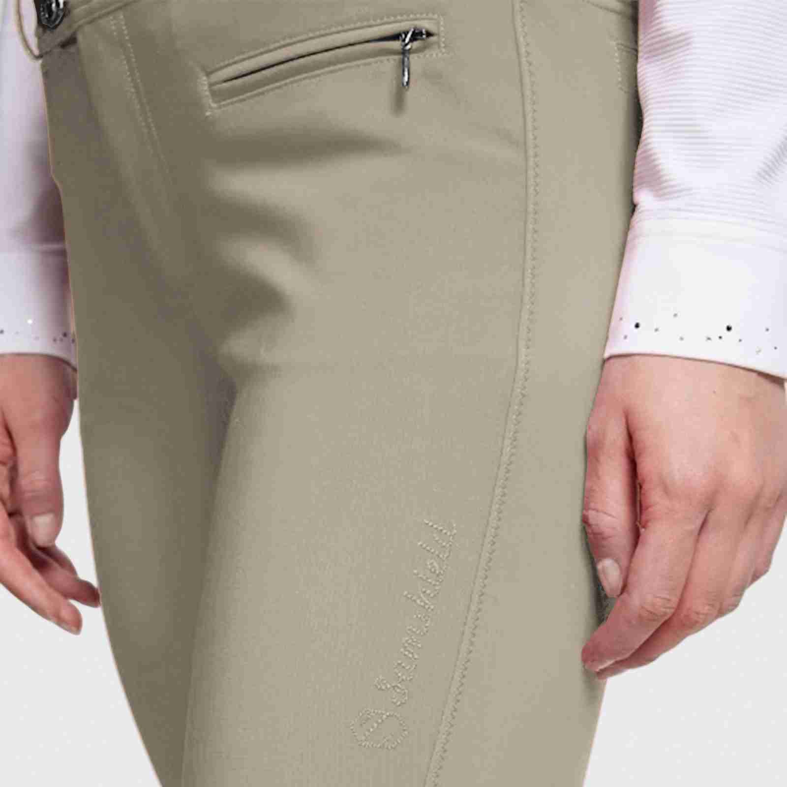 Samshield Ladies Chloe Knee Grip Breeches Sand - Image 3