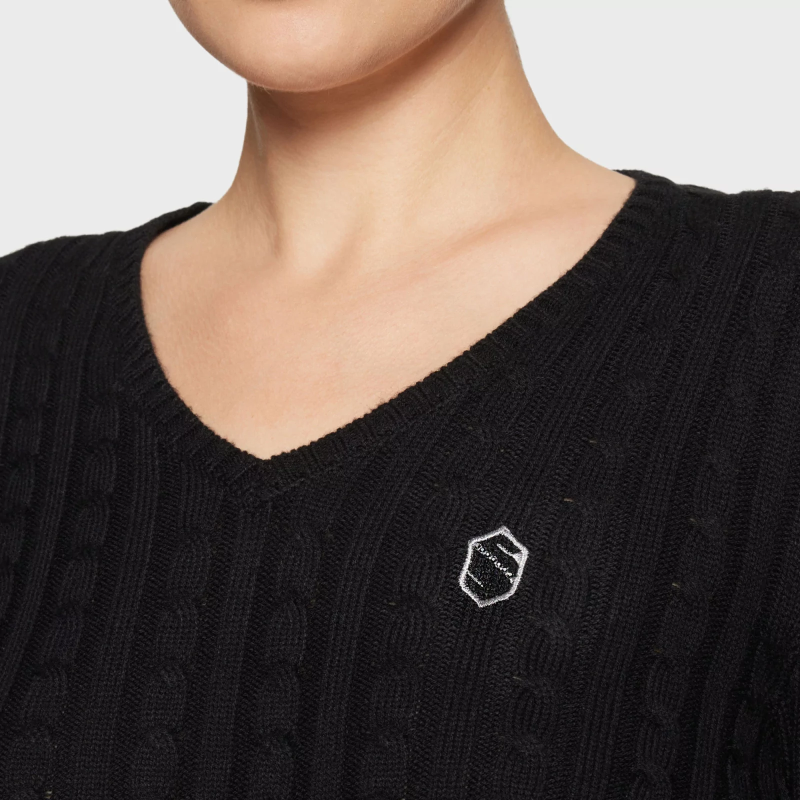 Samshield Ladies Lisa Winter Jumper Black & Silver - Image 3