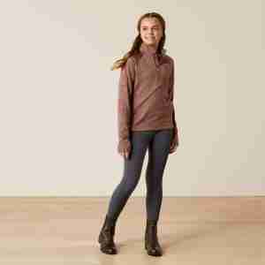 Ariat Unisex Youth TeK Team 1/2 Zip Sweatshirt Twilight Mauve
