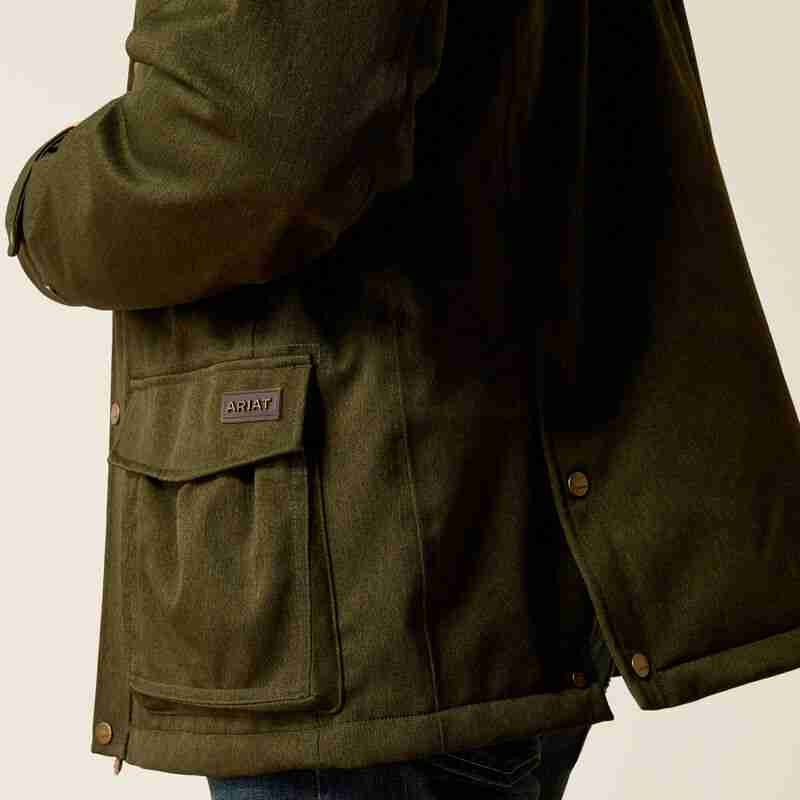 Ariat Men's Rhodium H20 Insulated Parka Rosin - Image 4