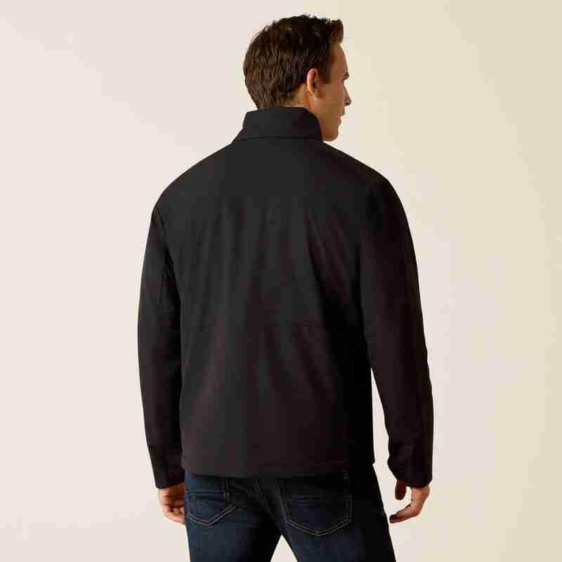 Ariat Men's Rion Stretchshell Insulated Jacket Black - Image 3