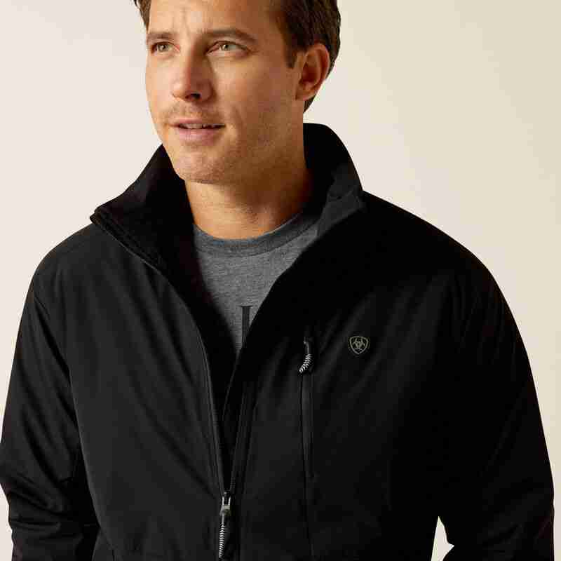 Ariat Men's Rion Stretchshell Insulated Jacket Black - Image 4