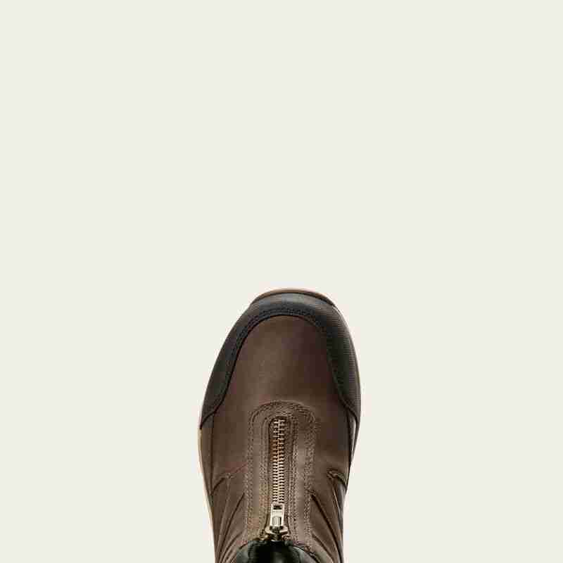 Ariat Ladies Telluride Zip Waterproof Boot Dark Brown - Image 4