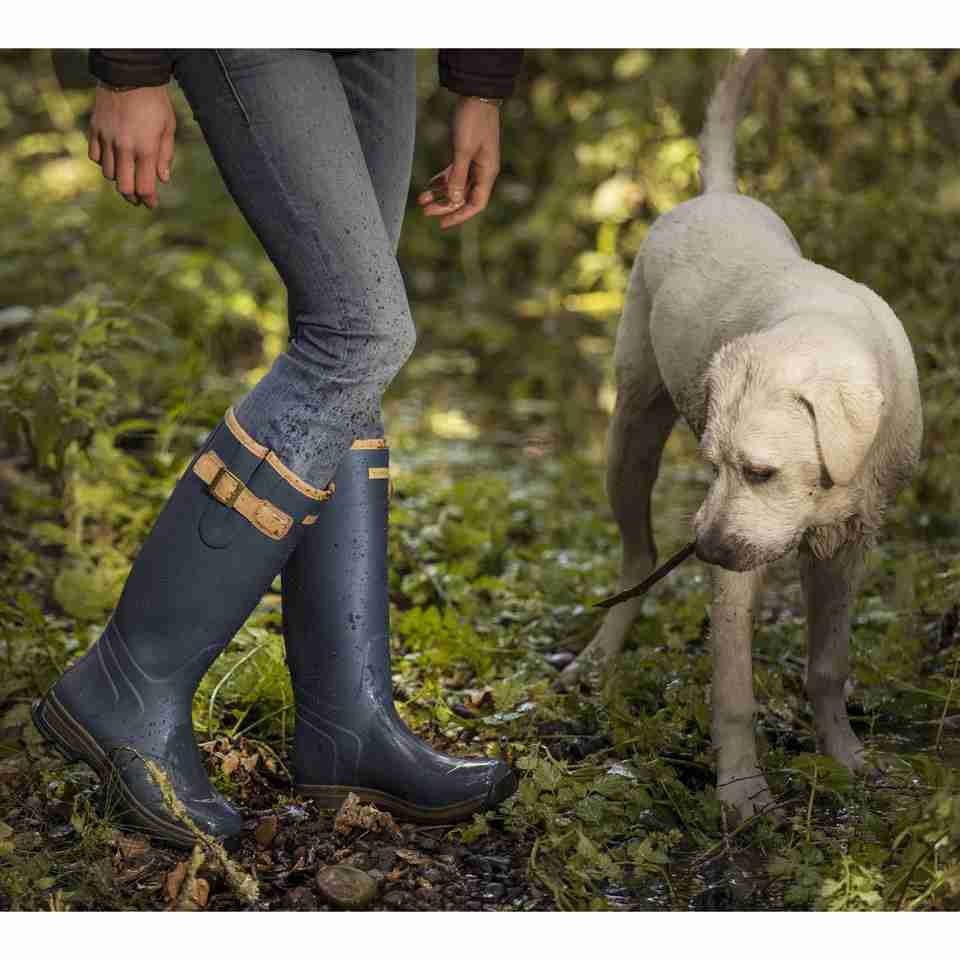 Ariat Ladies Burford Insulated Rubber Boot Navy
