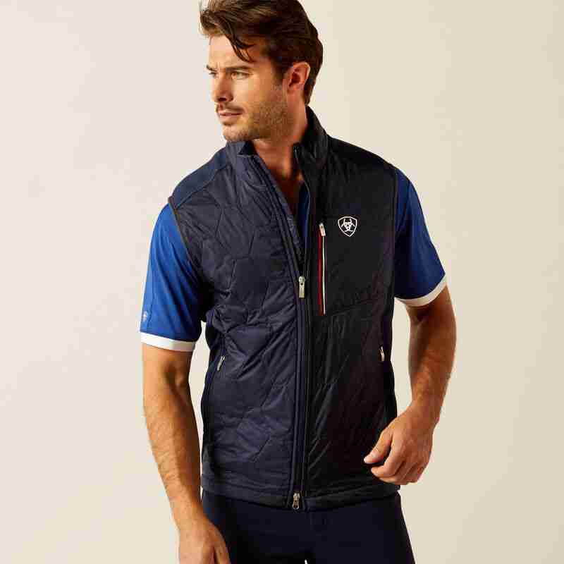 Ariat Men's Fusion Insulated Gilet - Navy - Image 2