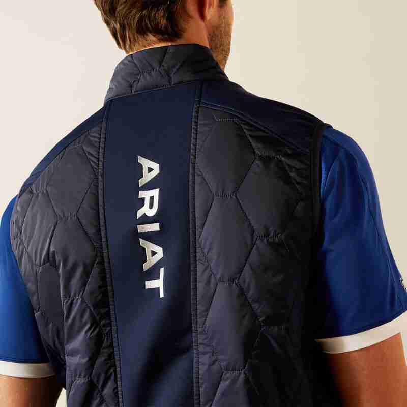 Ariat Men's Fusion Insulated Gilet - Navy - Image 5