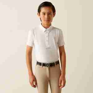 Ariat TEK Short Sleeve Show Shirt - White