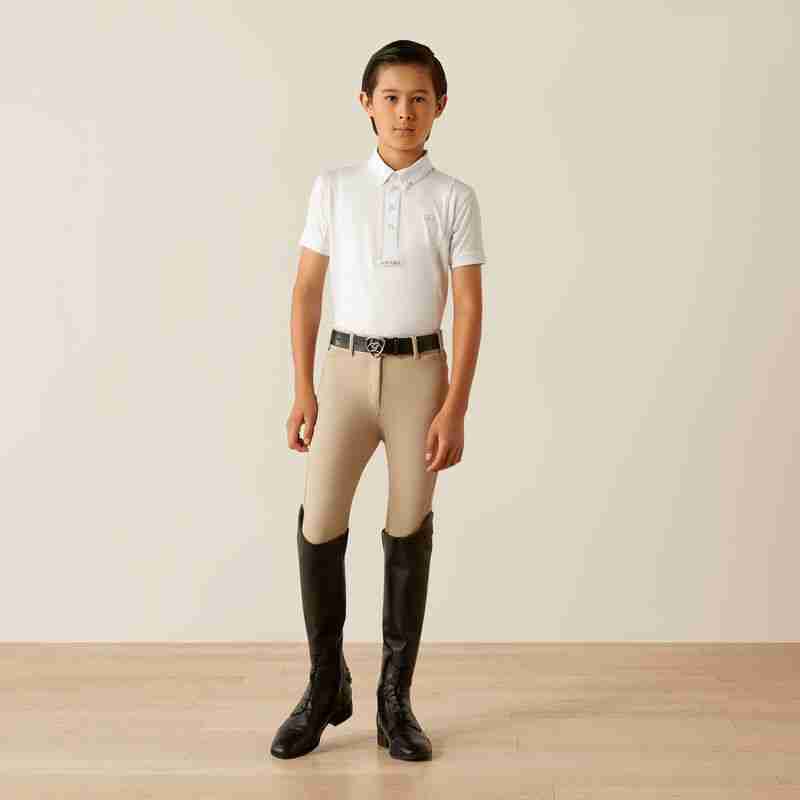Ariat TEK Short Sleeve Show Shirt - White - Image 3