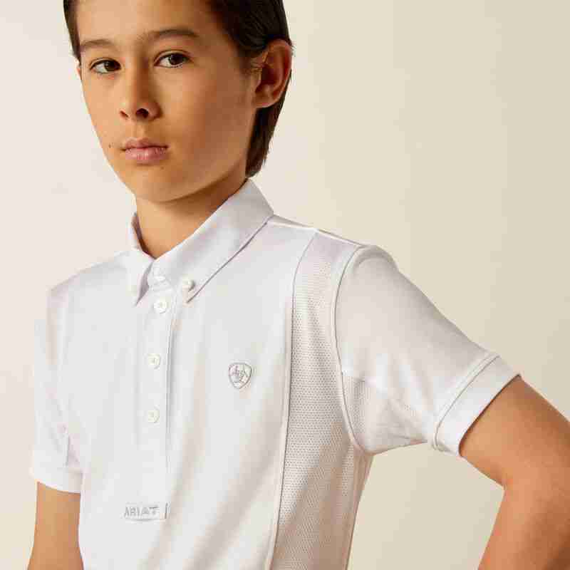 Ariat TEK Short Sleeve Show Shirt - White - Image 4