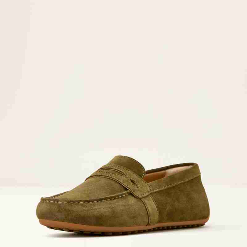 Ariat Ladies Selene Driving Shoe - Dark Olive