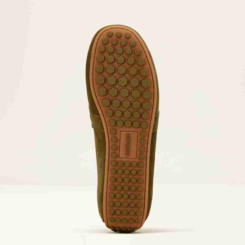 Ariat Ladies Selene Driving Shoe - Dark Olive - Image 3