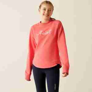 Ariat Unisex Youth Benicia Sweatshirt - Coral Paradise