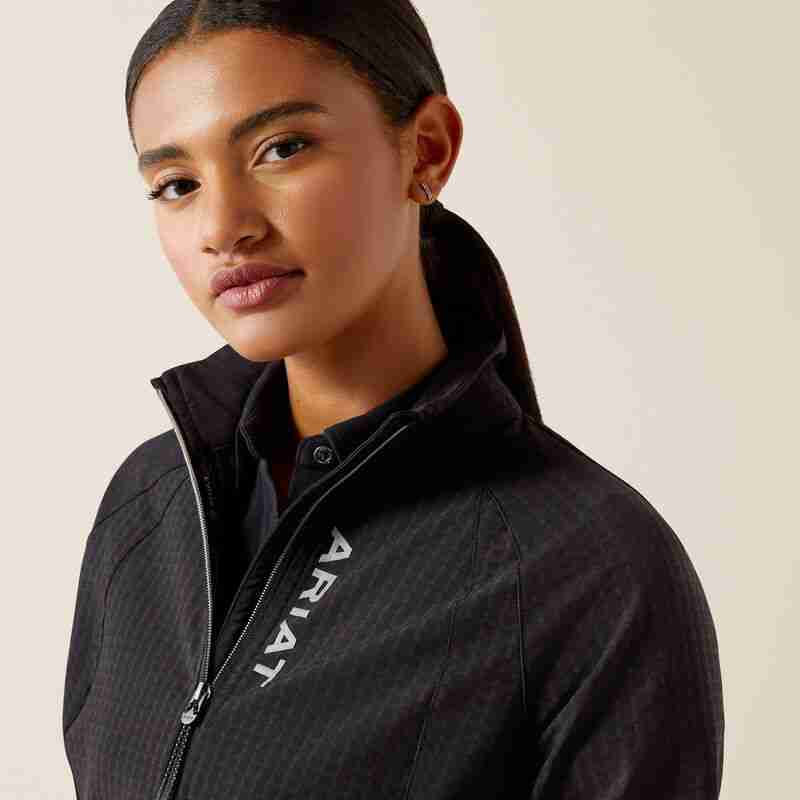 Ariat Ladies Versa Team Jacket - Black - Image 4