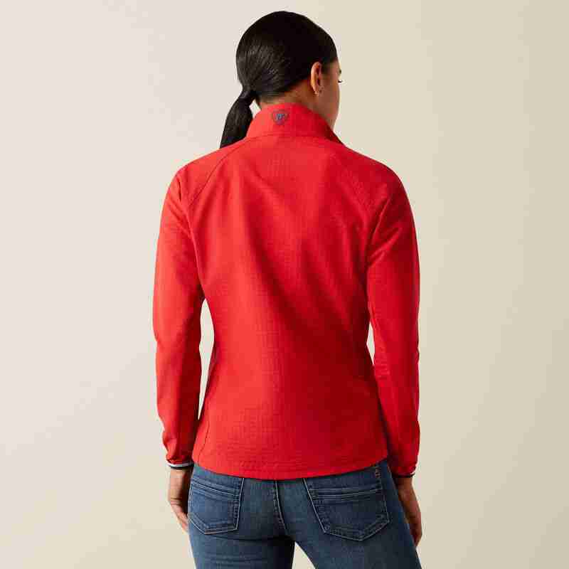 Ariat Ladies Versa Team Jacket - Weg Red - Image 2