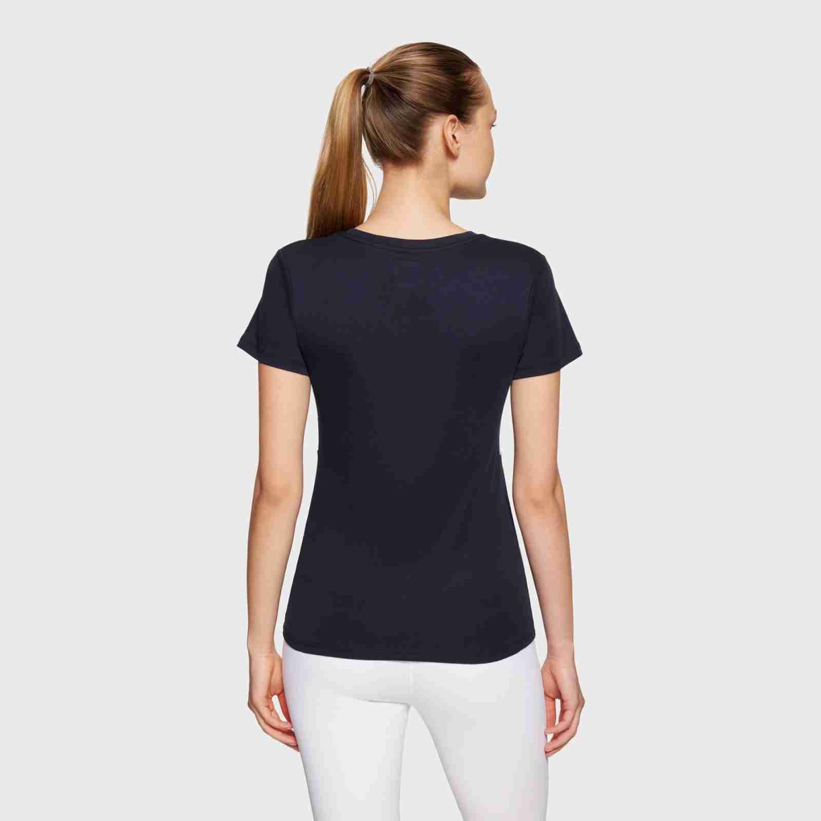 Samshield Alba Metal Dots T-Shirt Navy/Sand - Image 2