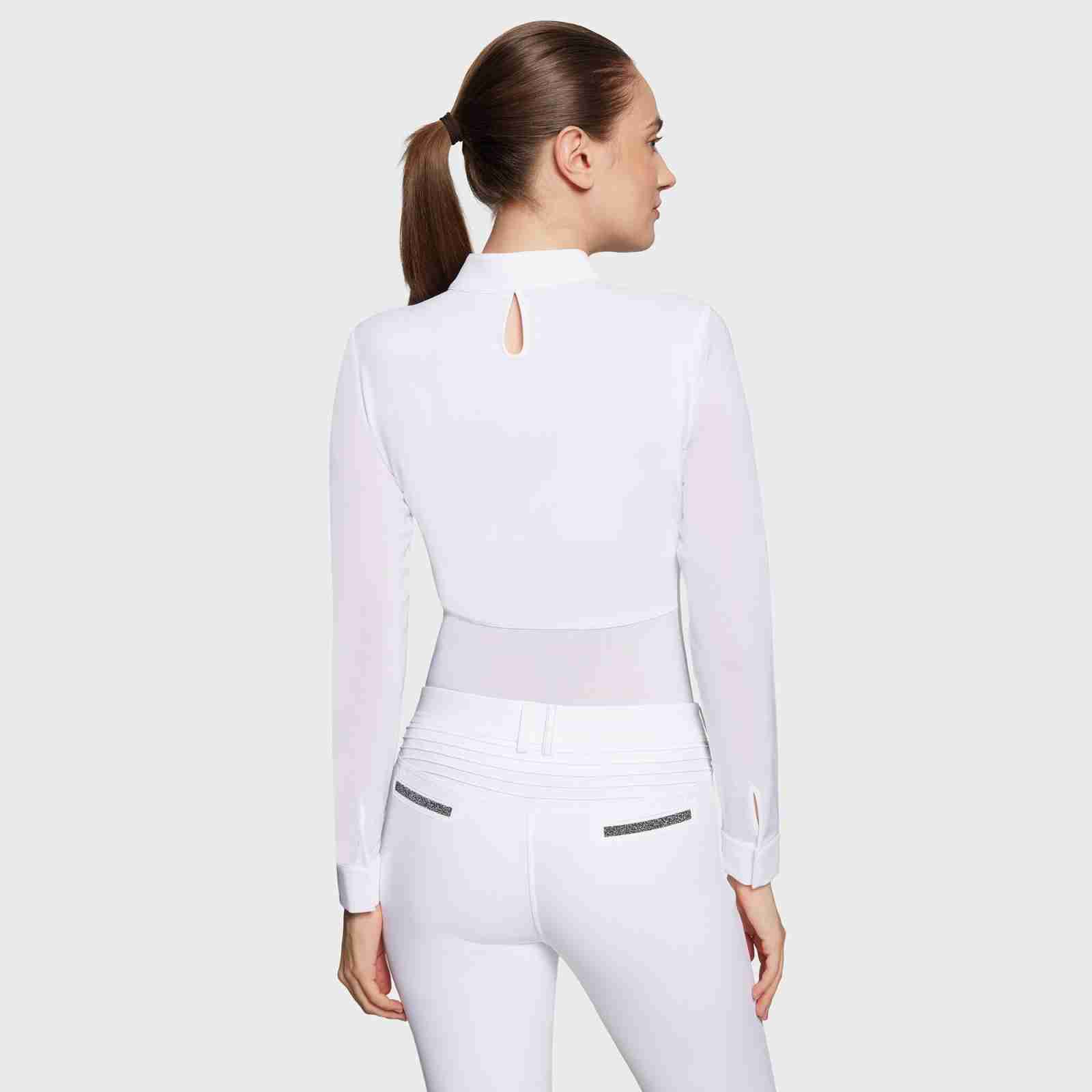 Samshield Aloise Boreal Ladies LS Competitiion Shirt White Holo /TT - Image 2