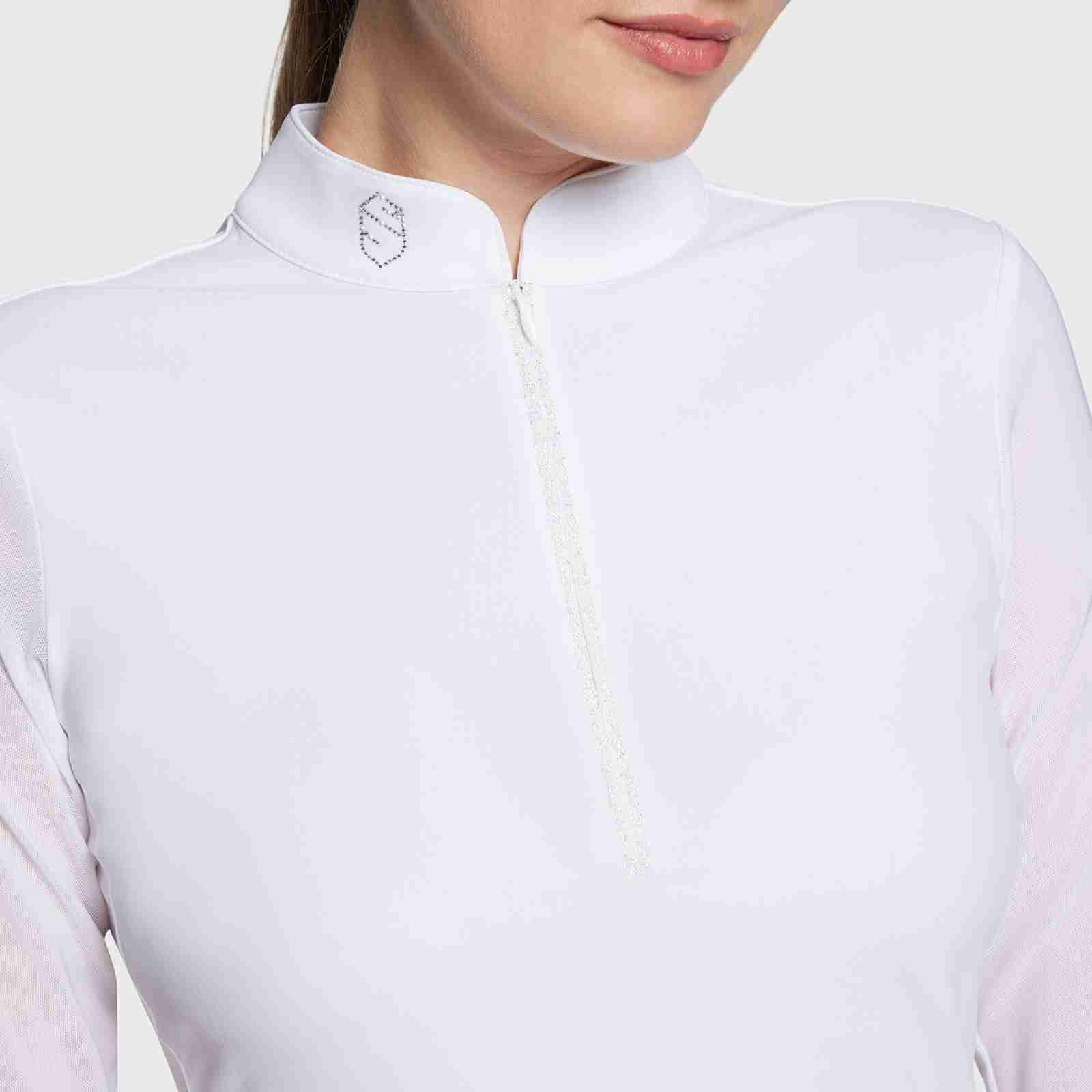 Samshield Aloise Boreal Ladies LS Competitiion Shirt White Holo /TT - Image 3