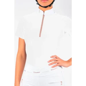 Samshield Aloise Ladies Show Shirt White/Rose Gold