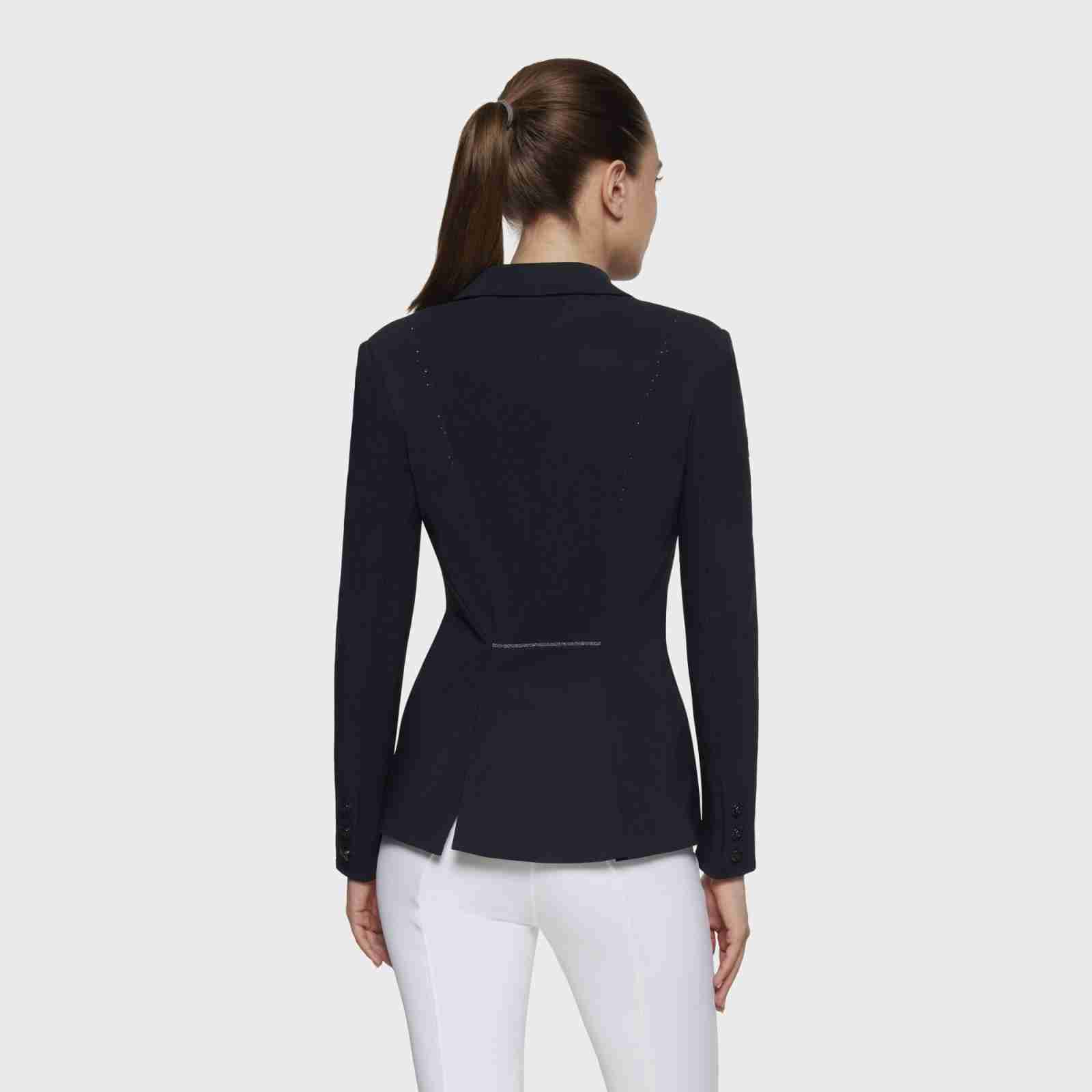 Samshield Jackie Crystal Rain Ladies Competition Jacket Navy - Image 2