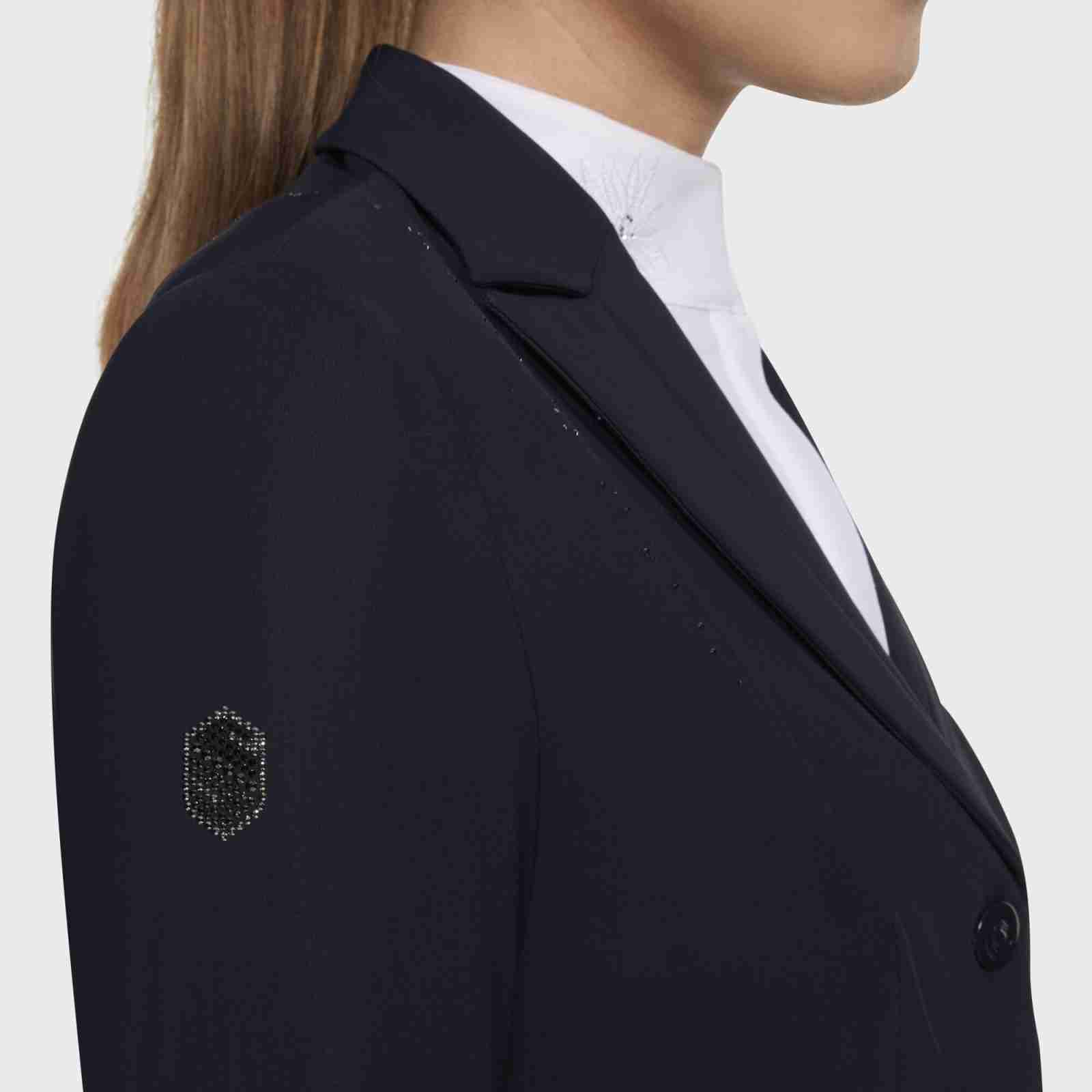 Samshield Jackie Crystal Rain Ladies Competition Jacket Navy - Image 3