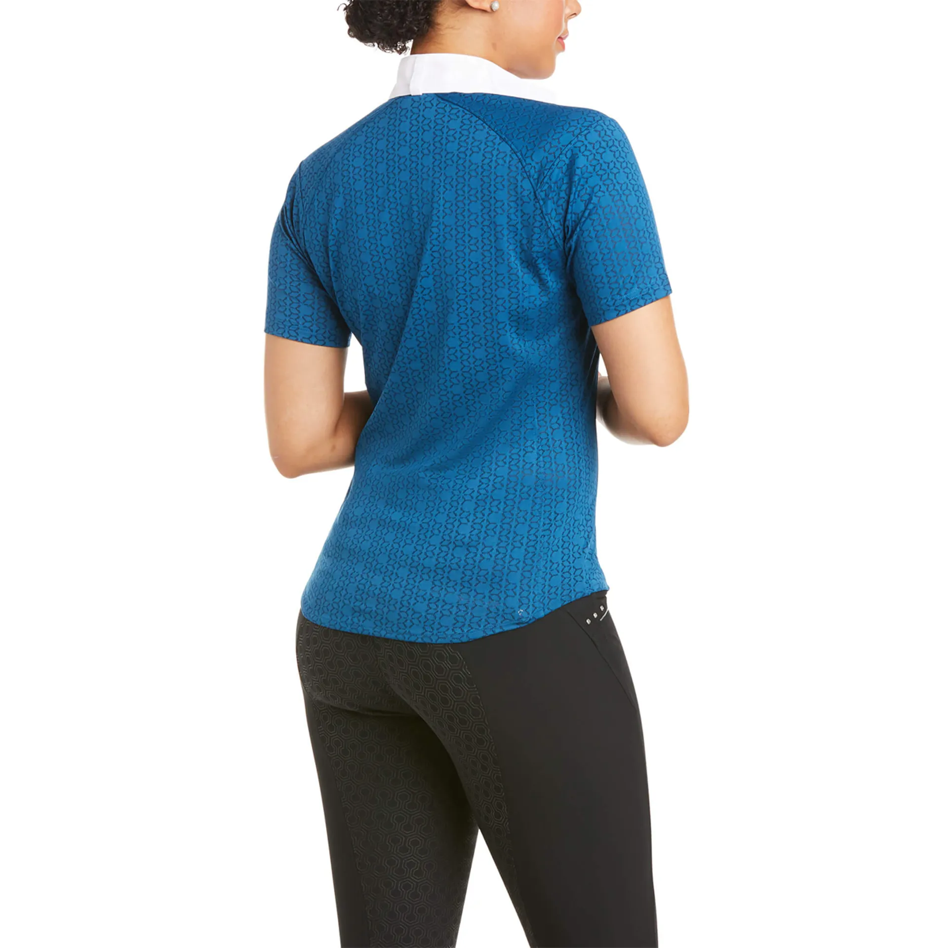 Ariat Womens Showstopper 3.0 Show Shirt - Blue Opal - Image 2