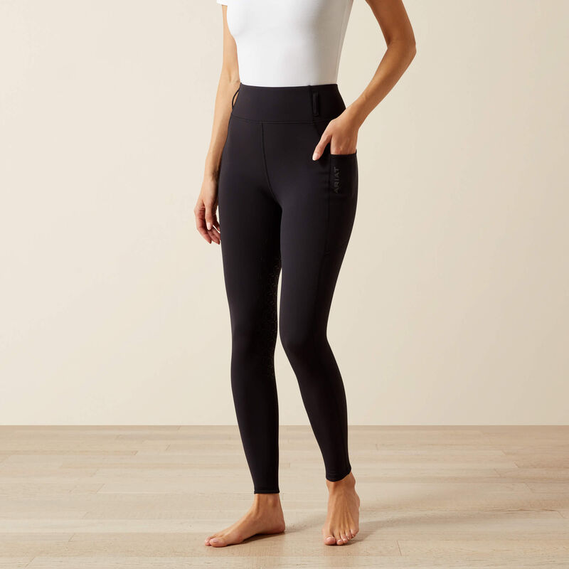 Ariat Women's Venture 2.0 Thermal Full Seat Tight - Black - Image 2