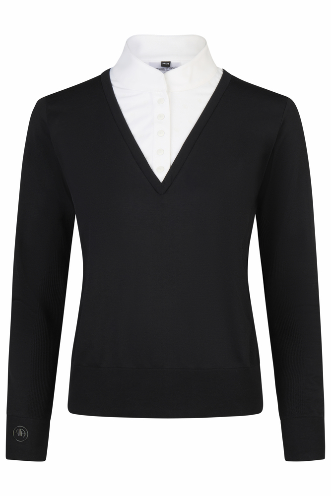 Pikeur Women's 2-in-1 Show Shirt/Sweater - Black - Image 2