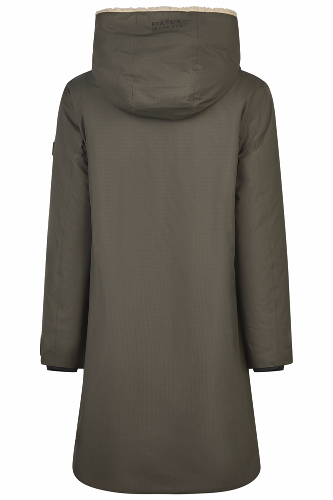 Pikeur Raincoat 8022 Sports - Deep Khaki - Image 4