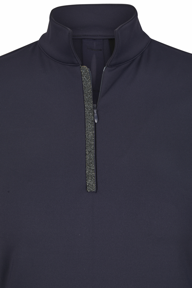 Pikeur Zip Shirt 8284 Selection -Night Blue - Image 3