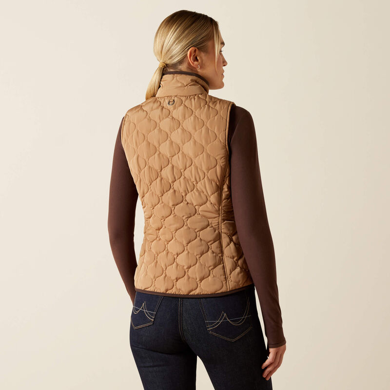 Ariat Women's Ashley 2.0 Insulated Gilet - Tigers Eye - Image 2