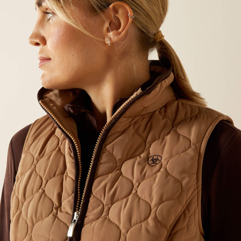Ariat Women's Ashley 2.0 Insulated Gilet - Tigers Eye - Image 5