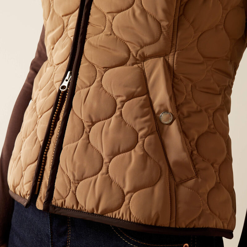 Ariat Women's Ashley 2.0 Insulated Gilet - Tigers Eye - Image 7
