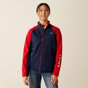 Ariat Unisex Youth Team EQ Jacket - Navy /Red
