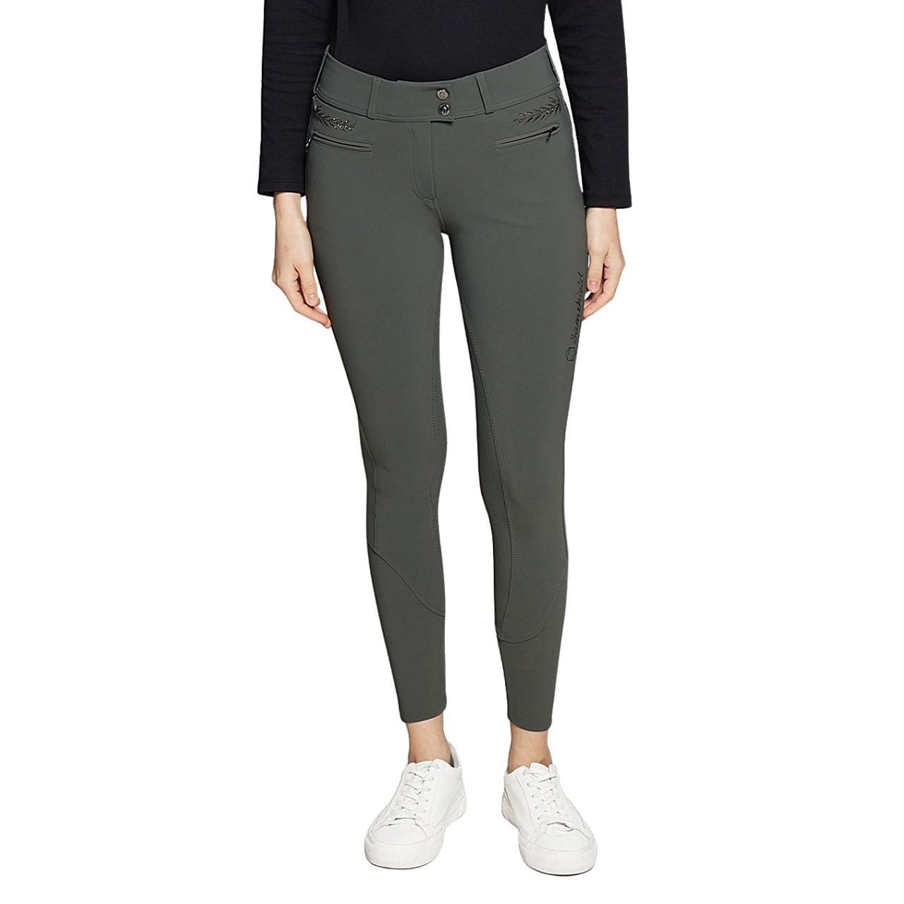 Samshield Capucine High-Waisted Breeches - Grey - Image 3