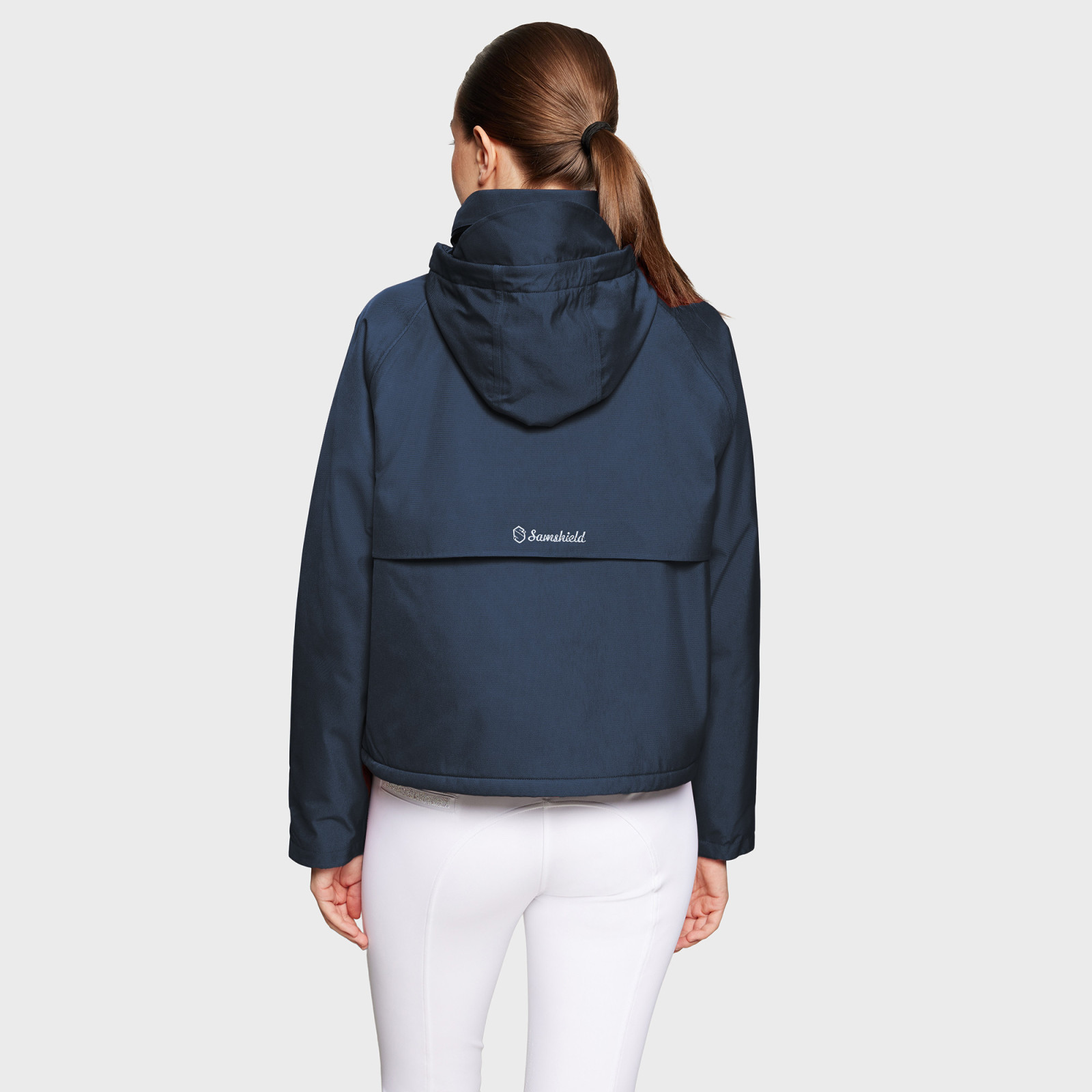Samshield Lina Short Hooded Coat - Navy - Image 2