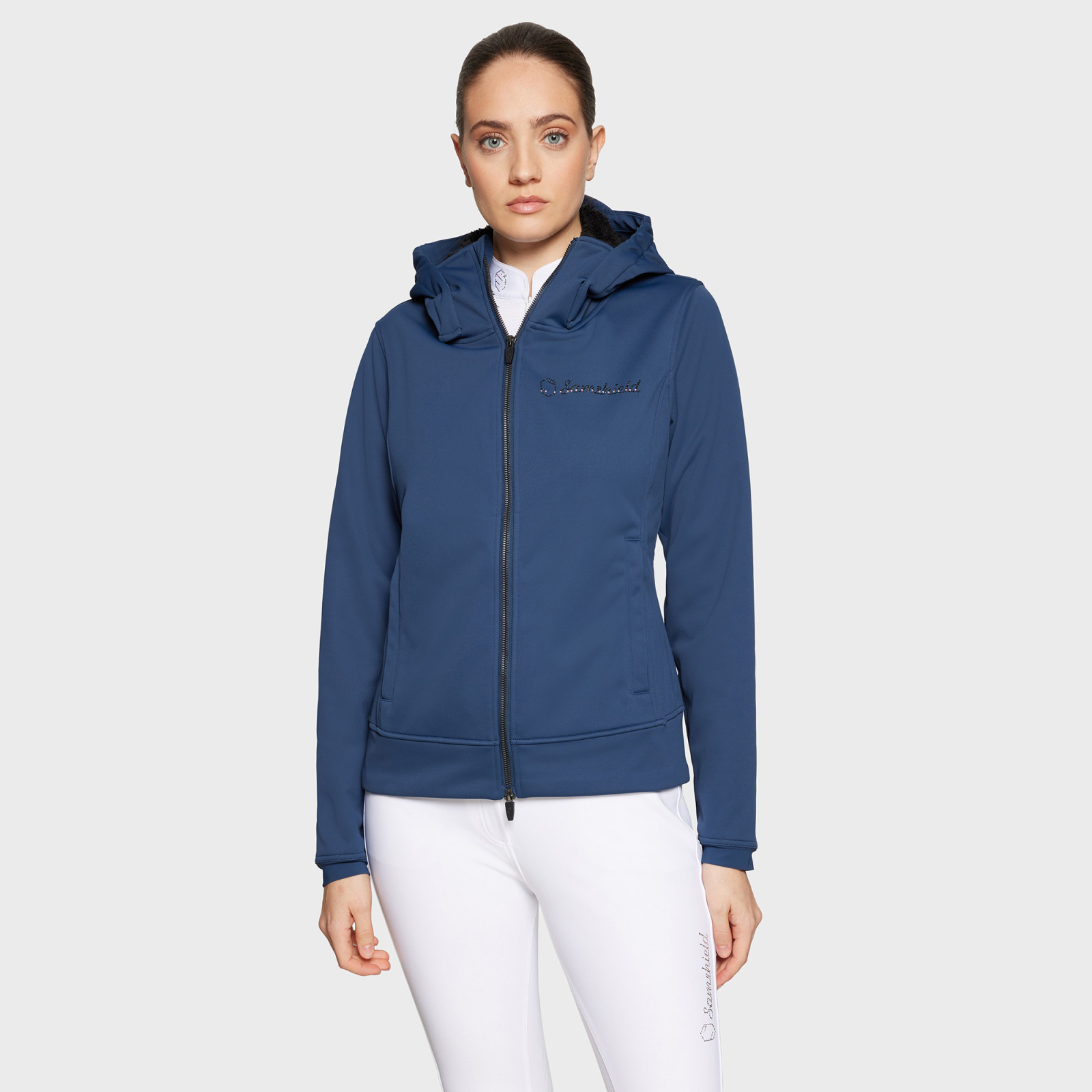 Samshield Rachel Zip-Up Softshell - Celestial Blue - Image 2