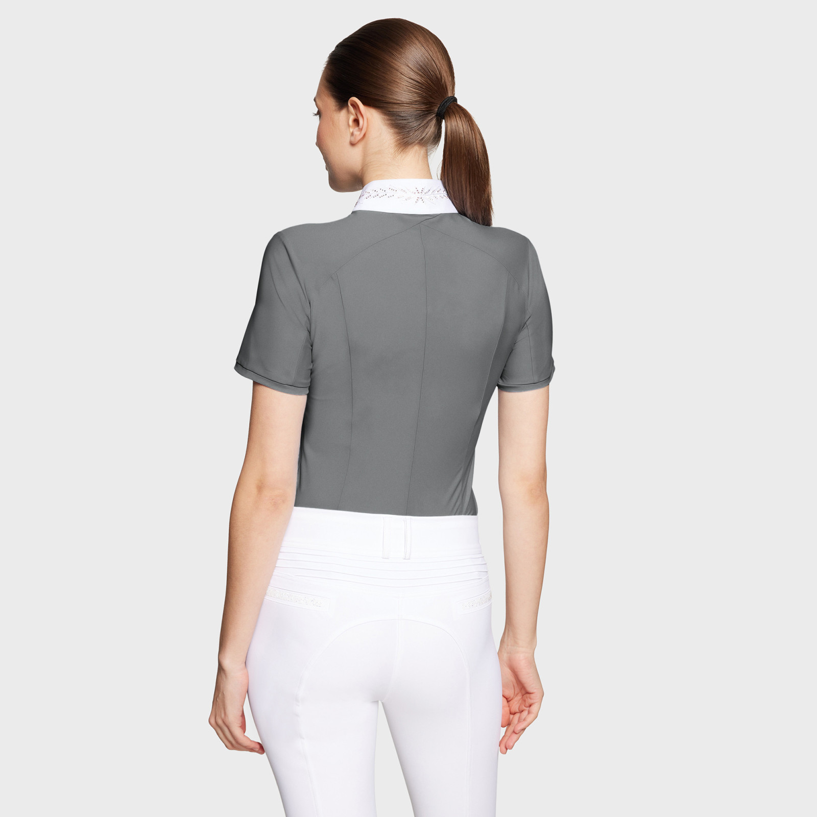 Samshield Rosaline High-Neck Top - Grey - Image 2