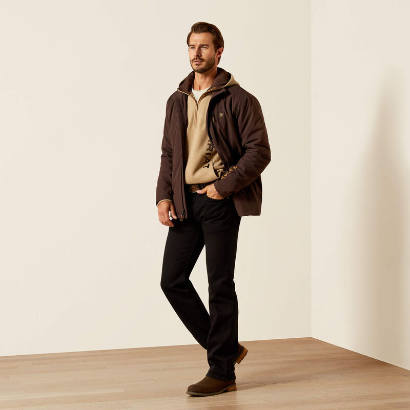 Ariat Men's Rion Stretchshell Insulated Jacket - Java - Image 4