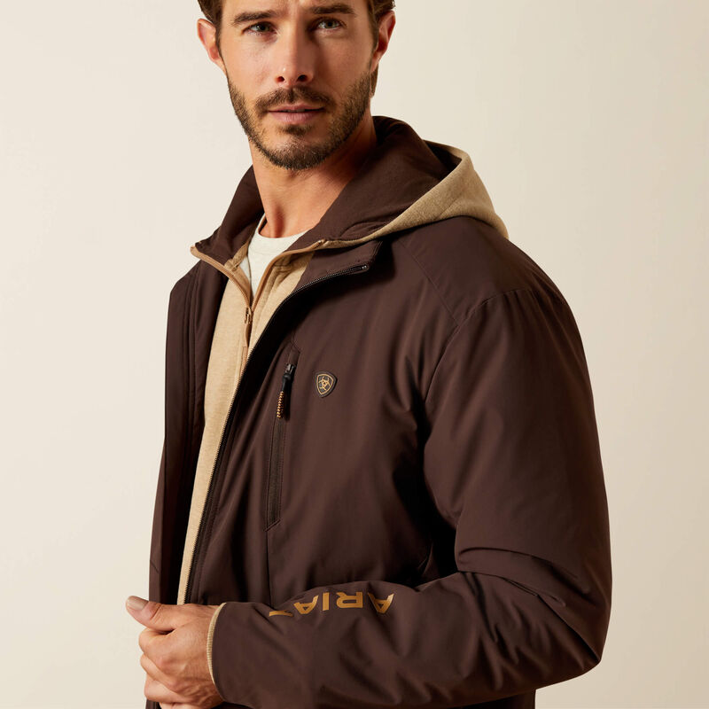 Ariat Men's Rion Stretchshell Insulated Jacket - Java - Image 5