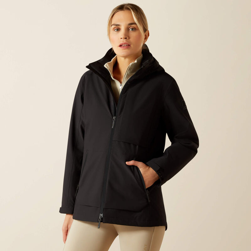 Ariat Women's Outer Banks Waterproof Insulated Jacket - Black - Image 2