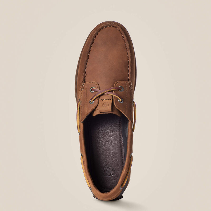 Antigua Boat Shoe - Walnut - Image 3