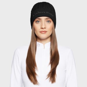 Samshield Mira Crystal Knitted Beanie -Black
